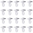 thumbnail image 1 of Gansita 20 Pares de Ganchos de Techo para Colgar Blancos Ganchos de Techo Resistentes Ganchos de Barra en T de Metal Ganchos de Techo Suspendidos para Azulejos Clips de Techo para el Hogar Aula Rejill, 1 of 5