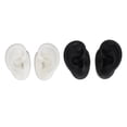 thumbnail image 2 of 2 Pair Silicone Ear Model, Left and Right Soft Flexible Model prosthetic Ear Piercing Practice, Silicone Body Parts for Earring Jewelry Display, Acupuncture Teaching Tool, 2 of 7
