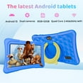 thumbnail image 7 of Kids Tablet, 7 inch Android 15 Tablet for Kids, 8GB+32GB 1TB Expand, Quad-Core Toddler Tablets with Shockproof Case, BT5.0, WiFi 5, Parental Control, Games, Dual Camera, 7 of 7