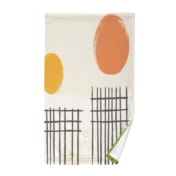 Sunset Art Pattern DesignBath Towel 100% Cotton Soft Thick High Absorbency Hand Face Towel Single Pack 16x28in