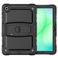 thumbnail image 2 of XYX for Samsung Galaxy Tab A9+ Plus Case 11 inch (Model: SM-X210/X216/X218), 3in1 Heavy Duty Shockproof Tablet Case with Stand, Shoulder Strap, Black, 2 of 7