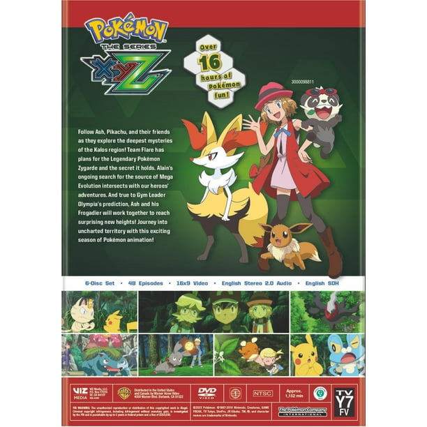 Pokemon The Series: XYZ (DVD), Anime, VIZ Media - Walmart Business Supplies