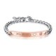 thumbnail image 3 of Regalo para amante, su bella, su bestia, pulseras de pareja de acero inoxidable para mujeres y hombres, conjunto de joyería a juego, 3 of 4