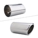 thumbnail image 3 of 1 PAR DE PUNTAS DE SILENCIADOR DE EBBOS DE ESCAPE DE AUTOMÓVIL DE ACERO INOXIDABLE 143 mm/5,6 PULGADAS 102 MM/4 PULGADAS REMPLAZO DE PUNTAS DE SILENCIAYOR DE TUBO DE ESCAPE 67, 3 of 7