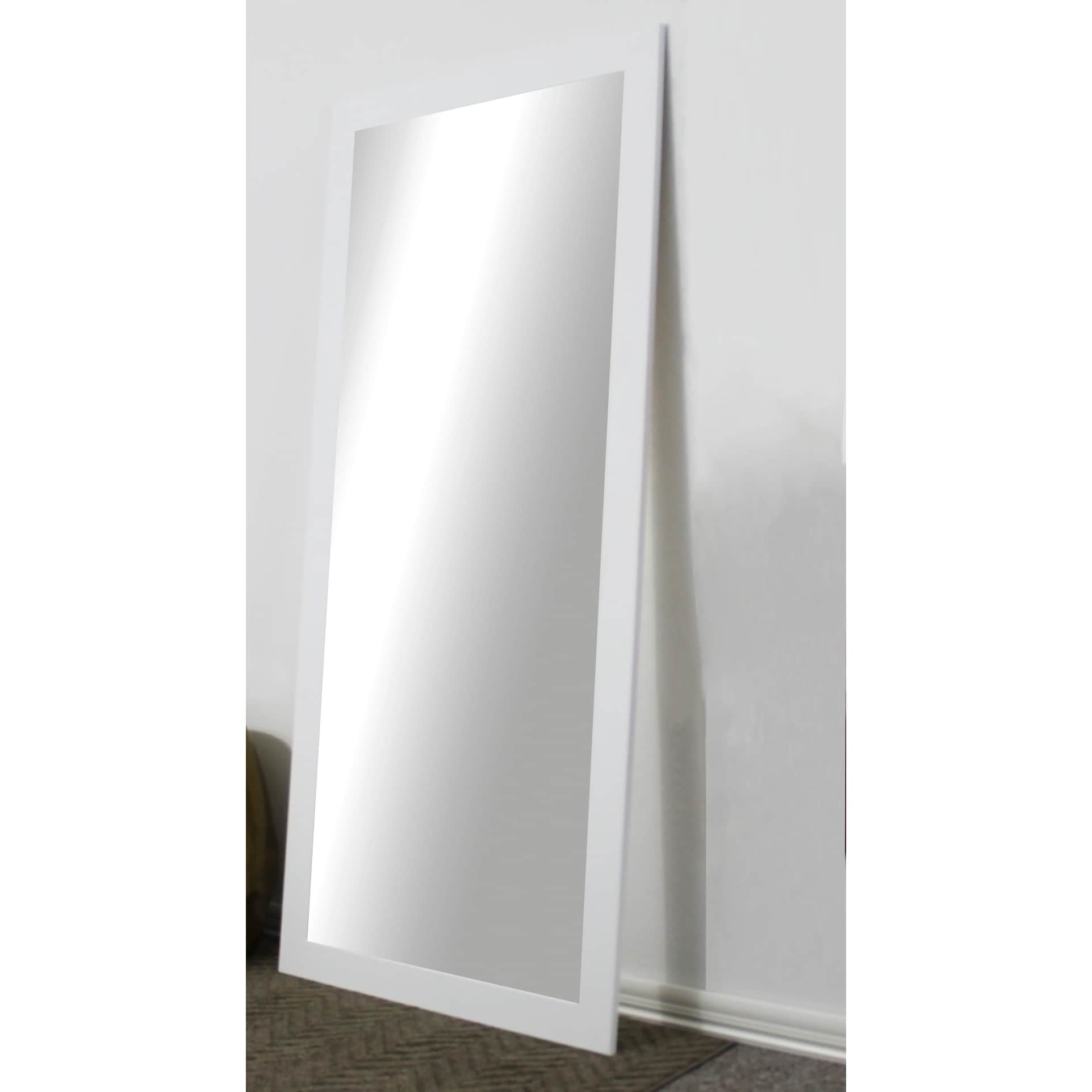 Rayne Mirrors U.S. Made Full Body/Floor Length Mirror - White - Walmart