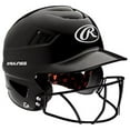 thumbnail image 1 of Rawlings RCFH Helmet with Facemask - Black, 1 of 4