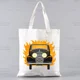 thumbnail image 4 of Good Omens Grow Better bolso de compras reutilizable para mujer, bolsas de lona con estampado ecológico, bolsos de hombro para Shopper de dibujos animados, 4 of 5