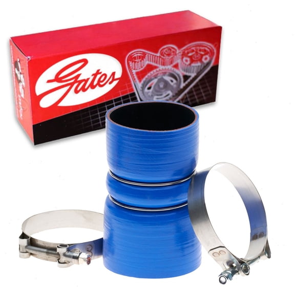 Gates Pipe to Intercooler Hot Side Turbocharger Intercooler Hose Kit compatible with Ford F-250 Super Duty 6.4L V8 2008-2010