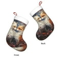 thumbnail image 6 of Cauagu Romantic Flower Fox Couple for Christmas Stockings,1-Pack Large Xmas Stocking Holiday and Farmhouse Stocking Fit for Christmas Holiday Party Decoration(17.7*11 Inch), 6 of 7