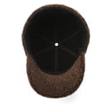 thumbnail image 4 of DAMAI Men's Winter Hat with Sheepskin Flat Top Earmuffs, Adjustable Men's Hat with Earflap,Winter Warm Men Soft Hunting Hat, 4 of 8