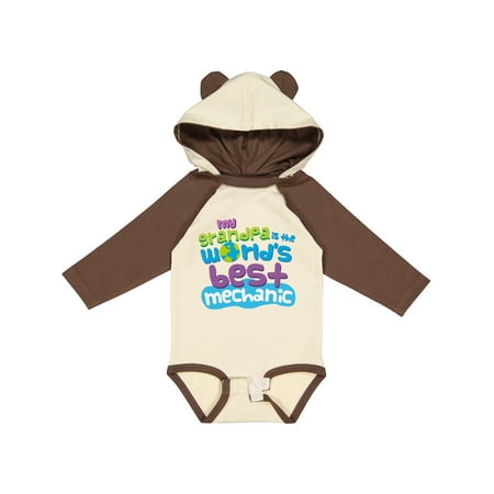 

Inktastic Mechanic Grandpa Boys or Girls Long Sleeve Baby Bodysuit