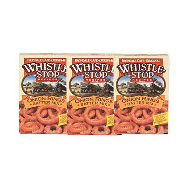 Whistle Stop Cafe Recipes Onion Ring Batter Mix Three 9 oz. Boxes
