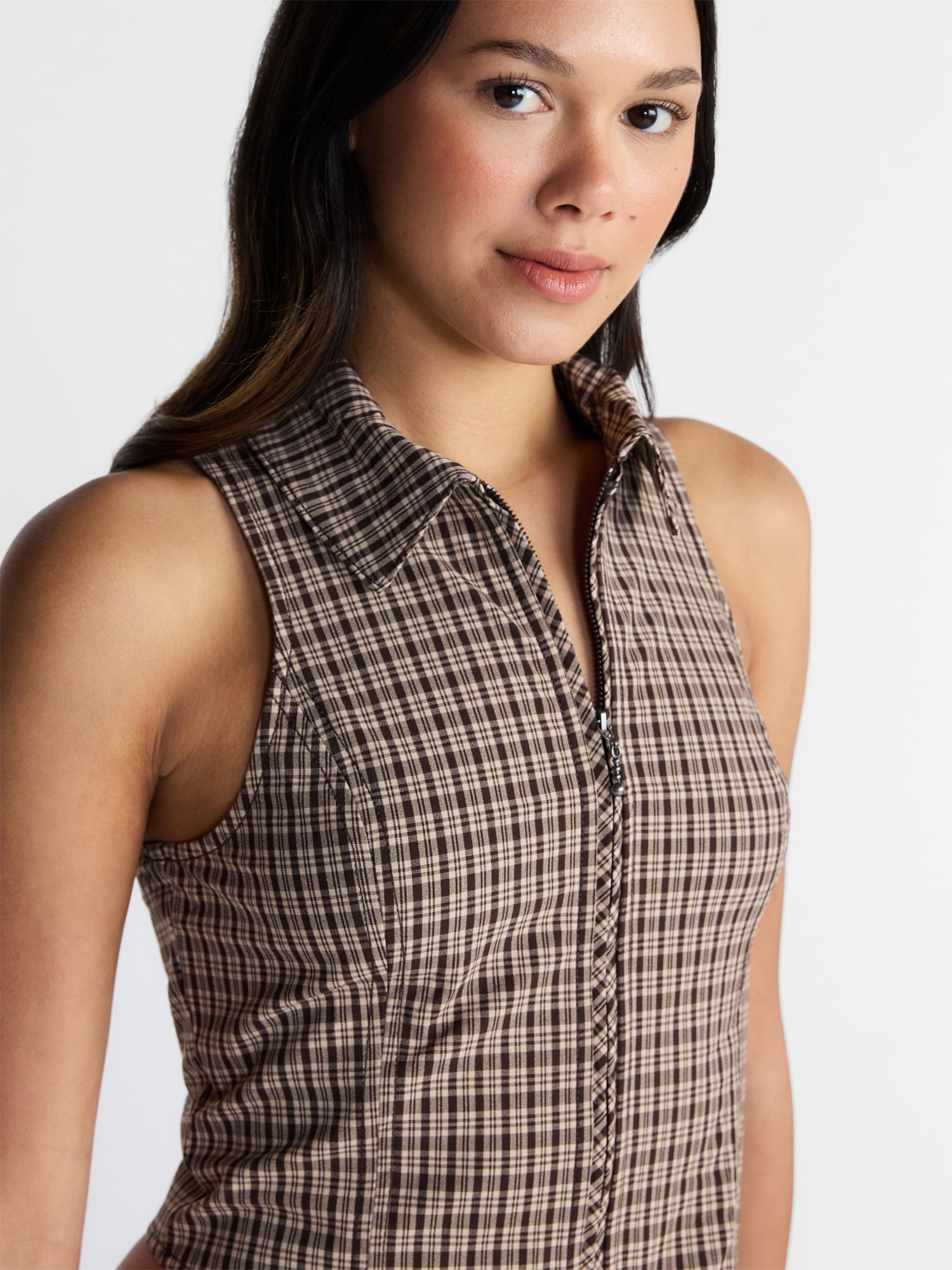 No Boundaries Zip Front Vest, Women’s XXS-XXL