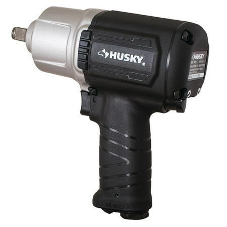 Husky H4470 800 ft/lbs 1/2 Inch Lightwieght High-Low Pneumatic Impact Wrench (New Open Box)