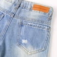 thumbnail image 6 of KIDSCOOL SPACE Baby Boy Jeans,Soft Ripped Denim Elastic Band Inside Pants,Light Blue,9-12 Months, 6 of 8