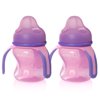Evenflo Feeding Advanced Soft Spout Trainer Sippy Cup - 5oz, Pink/Purple, 2ct
