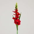 thumbnail image 7 of Nearly Natural Artificial Gladiolus Floral Stem Sprays - 45" - Set of 3 - Red, 7 of 7
