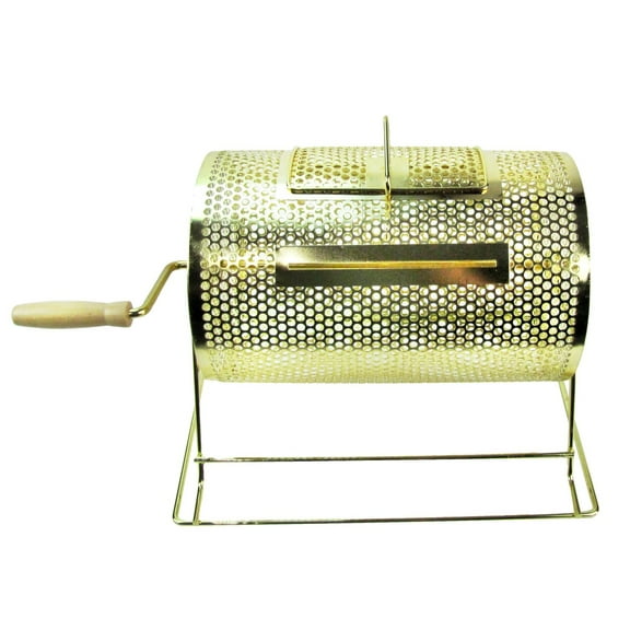 Brass Raffle Ticket Drum Bingo Ball Drawing Tumbler Lottery Game Prize Spinner