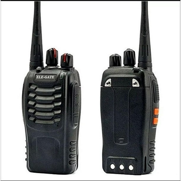 Kit de 4 Radios Walkie Talkie Prodotty CON.43 UHF Alcance 6 km Color Negro
