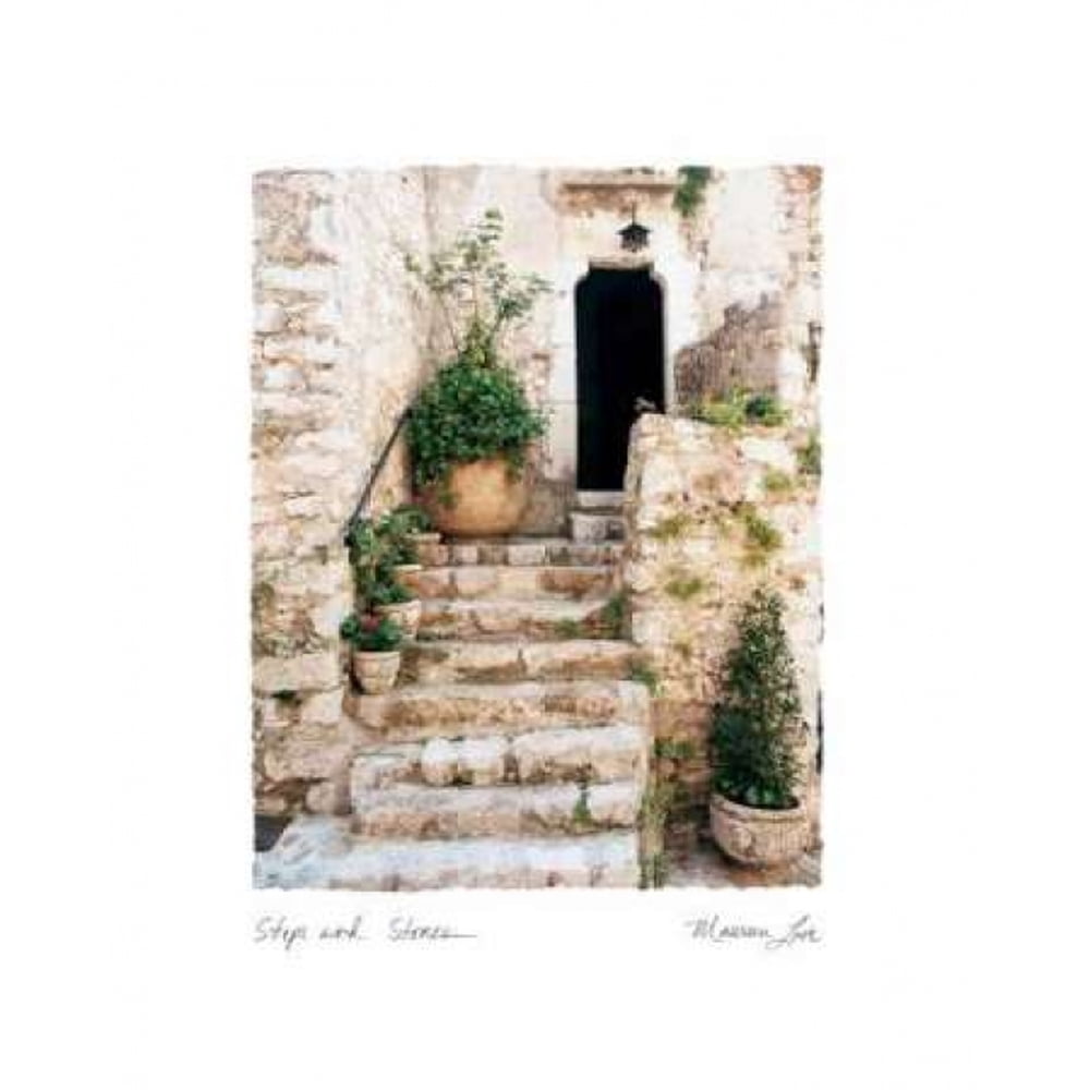 Steps n Stones Poster Print by Maureen Love (11 x 14)