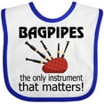 thumbnail image 3 of Inktastic Bagpipe Player Funny Music Joke Boys or Girls Baby Bib, 3 of 4