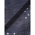 thumbnail image 5 of Rugsotic Carpets Hand Knotted Wool Area Rug 2'6''x6' Charcoal Contemporary Runner Indoor Rug for Living Room, Bedroom Antimicrobial L00530, 5 of 6