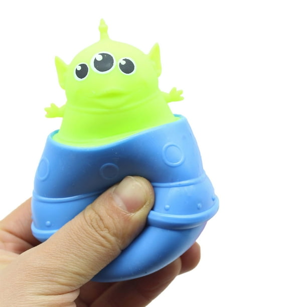 Juguete para apretar de descompresión, taza para aliviar el estrés, juguete sensorial para apretar seguro y lindo para niños y adultos tipo 2