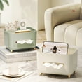 thumbnail image 4 of Banghong Tissue Box Organizer Cover Holder with Storage Napkin,Tissue Box Holder with Remote Control Box Decorative,Tissue Pen Remote Organizer for Home/Office, 4 of 4