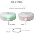 thumbnail image 4 of Motion Sensor Light 5v USB Powered Led Puck Lights Rechargeable Motion Activated Closet Light Wireless Smart Under Cabinet Lighting Warm White Led Night Light for Bedroom Stair Hallway Decor (2 Packs), 4 of 5