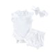 thumbnail image 1 of Ropa de verano para bebés y niños recién nacidos, peleles de punto con espalda descubierta y pantalones cortos con cordón, conjuntos de trajes de playa Tan Jianjun  unisex, 1 of 2