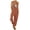 Orange, variant on Conairie Overalls For Women Flower Print Casual Sleeveless Long Romper Wide Leg Pants With Pockets Army Green L