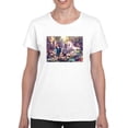 thumbnail image 1 of Mythical Creatures T-Shirt Women -Anthony Chirstou Designs, Female Large, 1 of 4