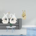 thumbnail image 2 of Estatuas de cisnes,Estatua de cisne de cerámica Escultura de mesa de cisne Elegante,Figura de cisne de porcelana Figura de cisne Decoración de escritorio,Escultura de estatua,Estatuas y, 2 of 8