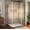 Stainless Steel, variant on Aston Sen987-4934-10 72" High X 49" Wide X 34" Deep Hinged Frameless Shower Enclosure -