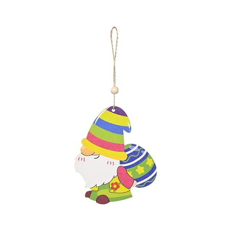 

Easter Decorations Easter Wooden Rudolph Pendant Bunny Pendant Pendant