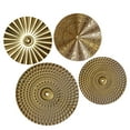thumbnail image 6 of WHAMVOX  4 Pcs Iron Wall Decor Hanging Adornment Living Room Sunburst Art Golden, 6 of 8