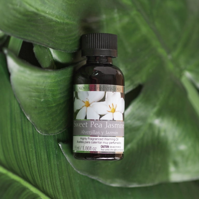 Hosley Set of 5, 55 ml Sweet Pea Jasmine Fragrance Warming Oils