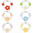 thumbnail image 5 of 6Pcs Silicone Cup Charms Flower & Round Mixed Color 155mm, 5 of 5