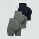 thumbnail image 4 of Pantalones de yoga europeos y americanos sin costuras, pantalones de ciclismo de cintura alta para verano, pantalones cortos de yoga, pantalones deportivos de fitness para mujeres, leggings, 4 of 5