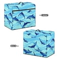thumbnail image 3 of HELLHERO Dolphin Pattern Sewing Machine Dust Cover with Tote Handle Easy Clean Stylish Protective Cover, 3 of 8