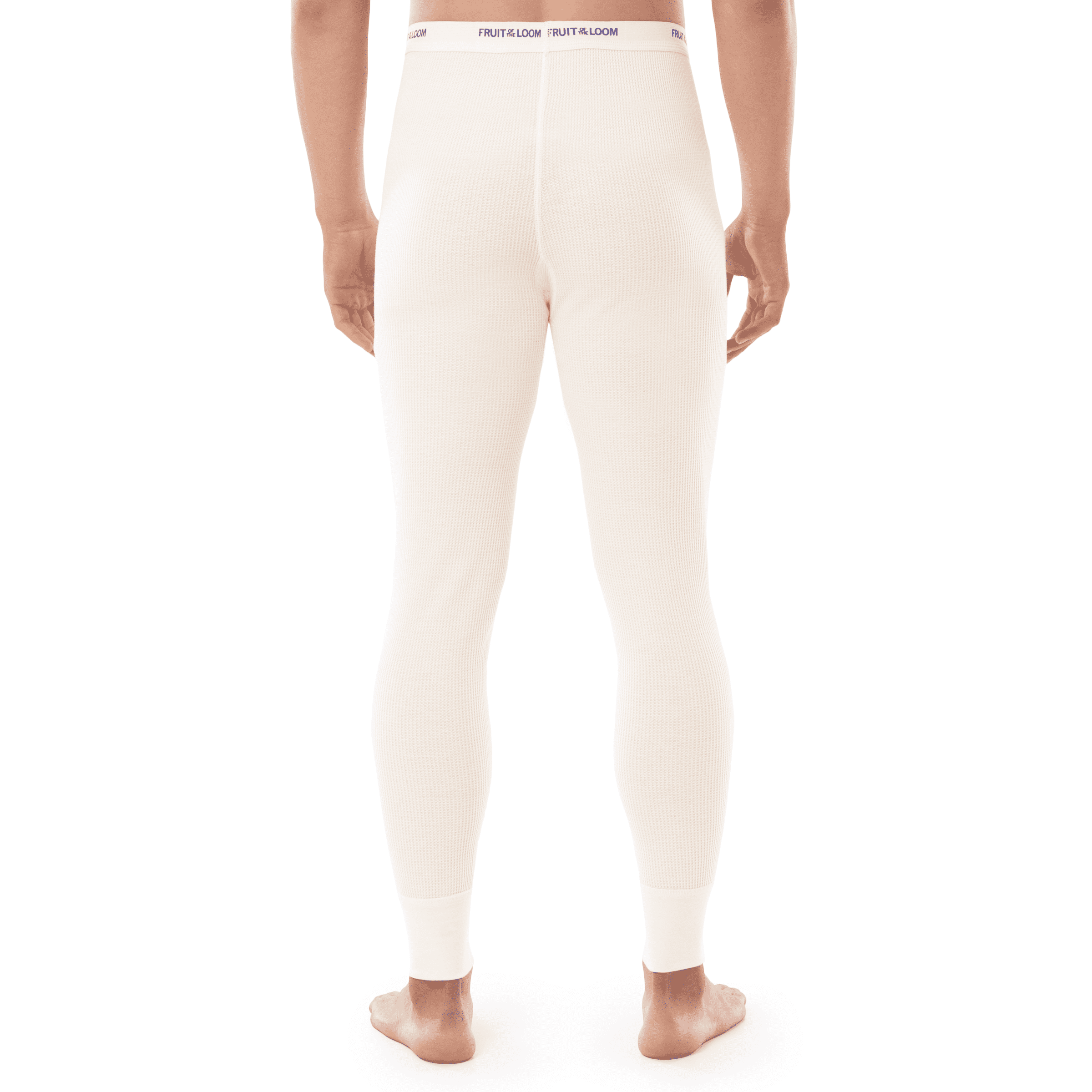 Fruit of the Loom Men's Thermal Waffle Underwear Bottom, 2-Pack, Sizes S-5XL