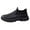 Black, variant on Rokment Walking Driving Hiking Shoes for Men 2026 Spring Fall Comfortable Non Slip Work Slip on Barefoot Loafers Fashion Sneakers with Protective Toe Black Size 7.5