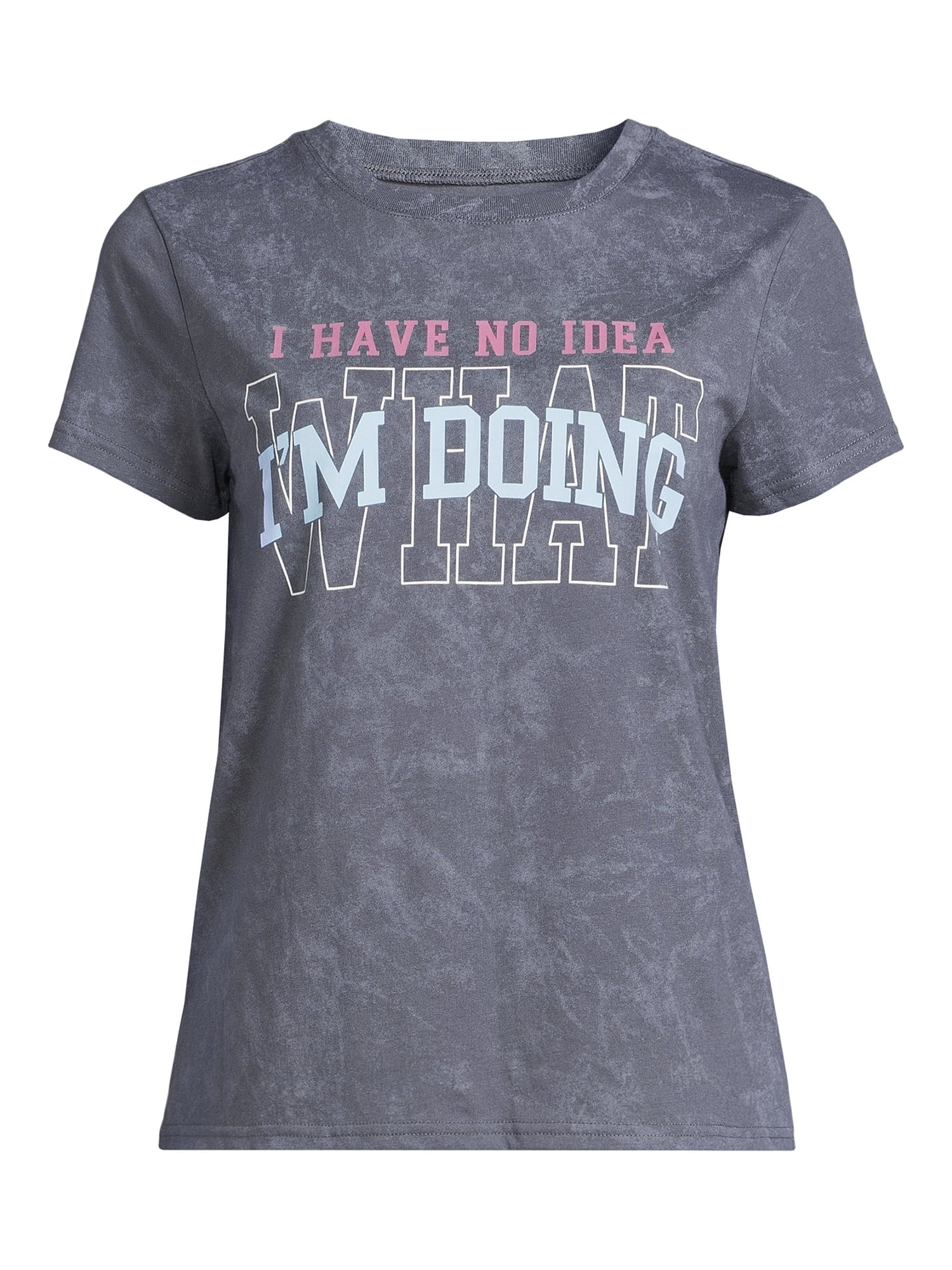 Juniors No Idea What I’m Doing Graphic Print T-Shirt, Sizes XS-XXXL