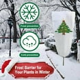 thumbnail image 6 of 3.6ft Christmas Tree Storage Cover - Upright Artificial Tree Dust Bag with Adjustable Drawstring, Non-Woven Fabric Protection for Holiday Decor Storage and Organization, 6 of 7
