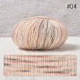 thumbnail image 1 of Zhuge Hilo de bucle de lujo acrílico de lana de felpa suave para tejer a crochet, bobinas de pelo rizado de fieltro de lana cardada de oveja, mecha (50 g, A205), 1 of 4