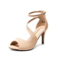 thumbnail image 1 of Sandalias de Tacón Abierto DREAM PAIRS NILE para Mujer Talla 9.5, 1 of 6