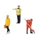 thumbnail image 4 of Figuras de personas a escala 1/32, 3 unidades, para dioramas, escenarios, muñecas de regalo. Estilo A, 4 of 9