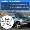 thumbnail image 2 of Arnés de Faros Único Bargains para GMC Sierra 1500 2007-2013 Cableado de Faros para GMC Sierra 2500HD 3500HD 2007-2014 No.15841610, 2 of 7