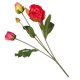 thumbnail image 2 of Billuyoard Ramo de flores de peonía artificial de 4 ramas, decoración de simulación, adorno de flores para el hogar y la oficina Flores artificiales Rosa roja Billuyoard HA7106-01, 2 of 6