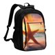 thumbnail image 1 of Disketp Starfish Sunset Sea Beach Mochila de Viaje Estampada para Laptop con Puerto de Carga USB, Mochila Impermeable para Computadora – Regalo para Hombres y Mujeres, 1 of 7